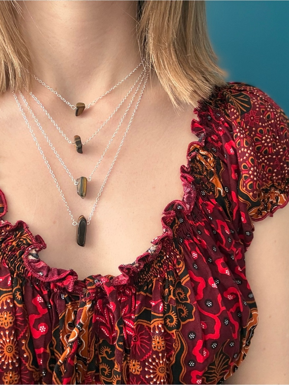 Tiger’s Eye Necklace!🐅👁️